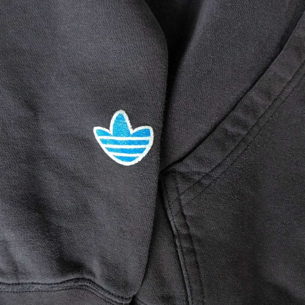 adidas Men's L Black Pullover Hoodie Always Fresh Always Original Graphic